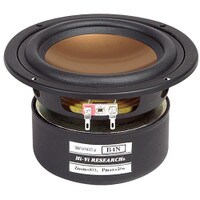 HiVi B4N 4" Aluminum Round Frame Midbass